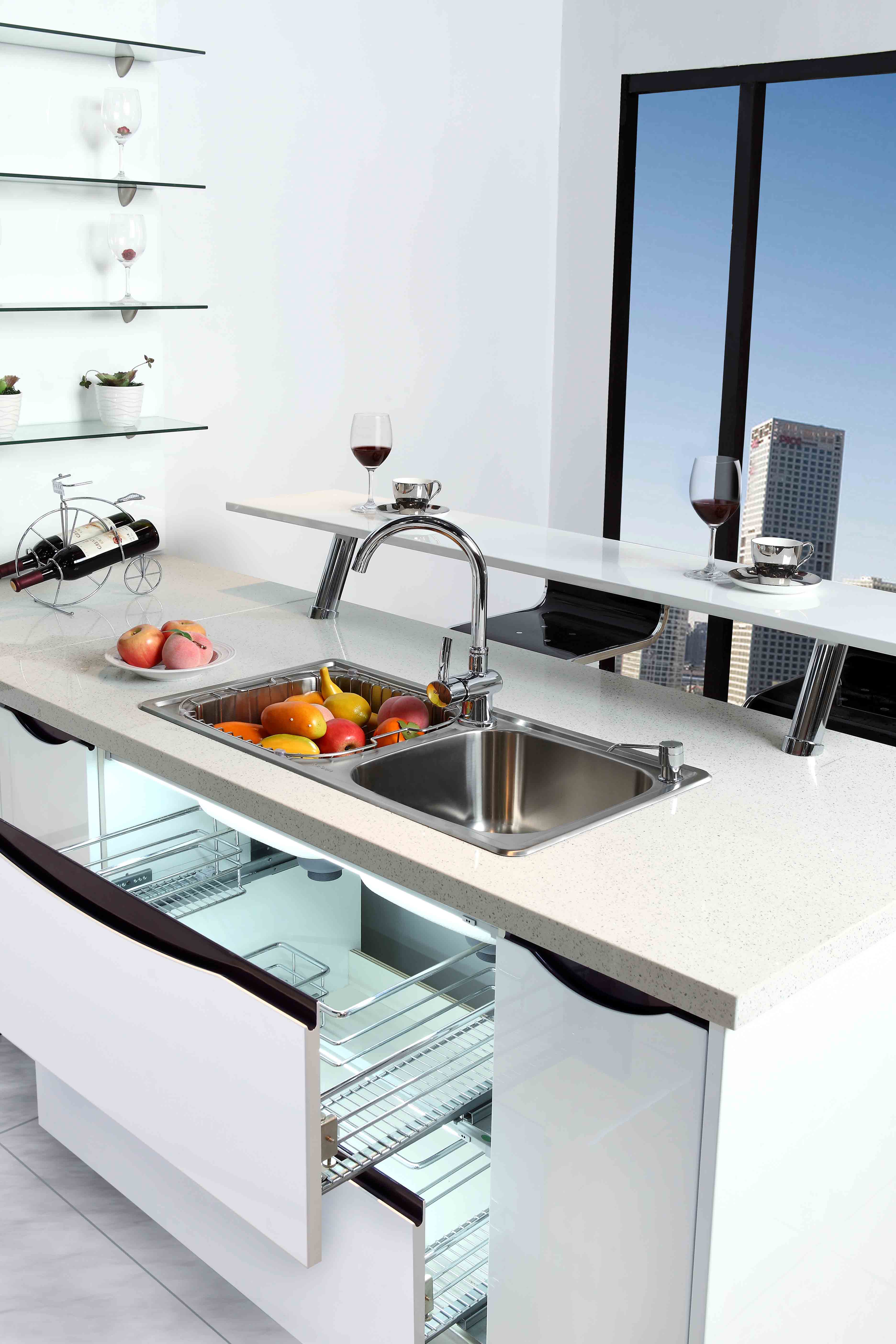 Lacquer Coating Kitchen manufacturers
