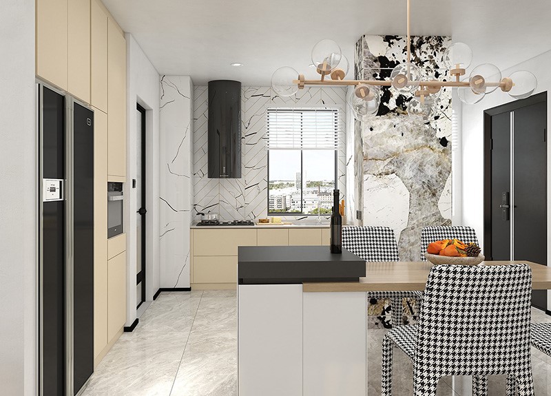 wood grain melamine modern kitchen cabinet wood grain melamine modern kitchen cabinet