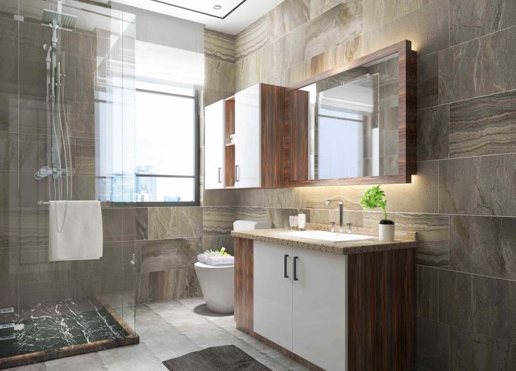 Custom Melamine Bathroom Vanity