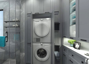 Custom vanite twalèt modèn