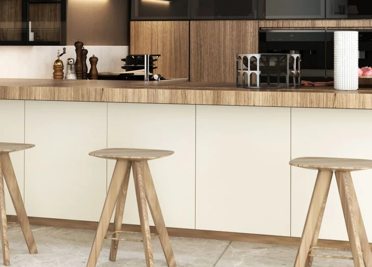 Durable Melamine Kitchen Cupboards